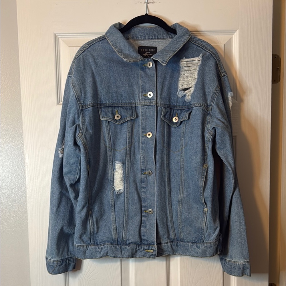 Love Tree Jean Jacket